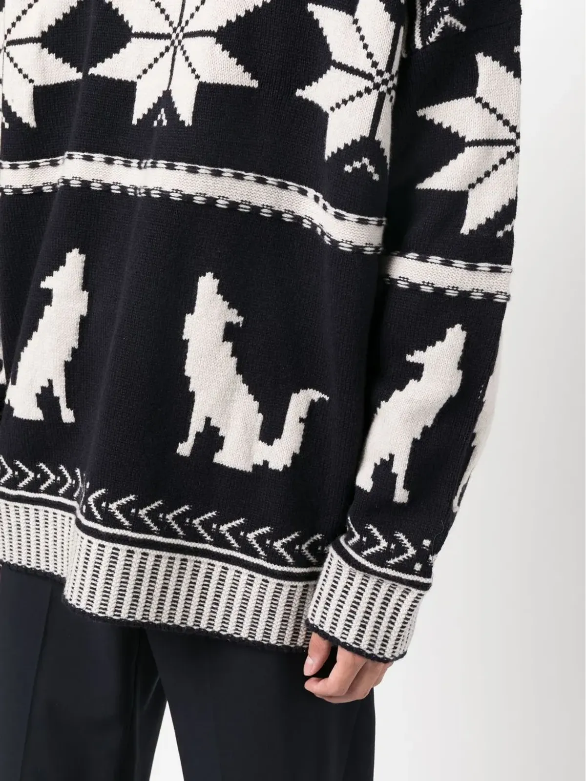 ETRO ジャカード編みニットセーター - 画像5