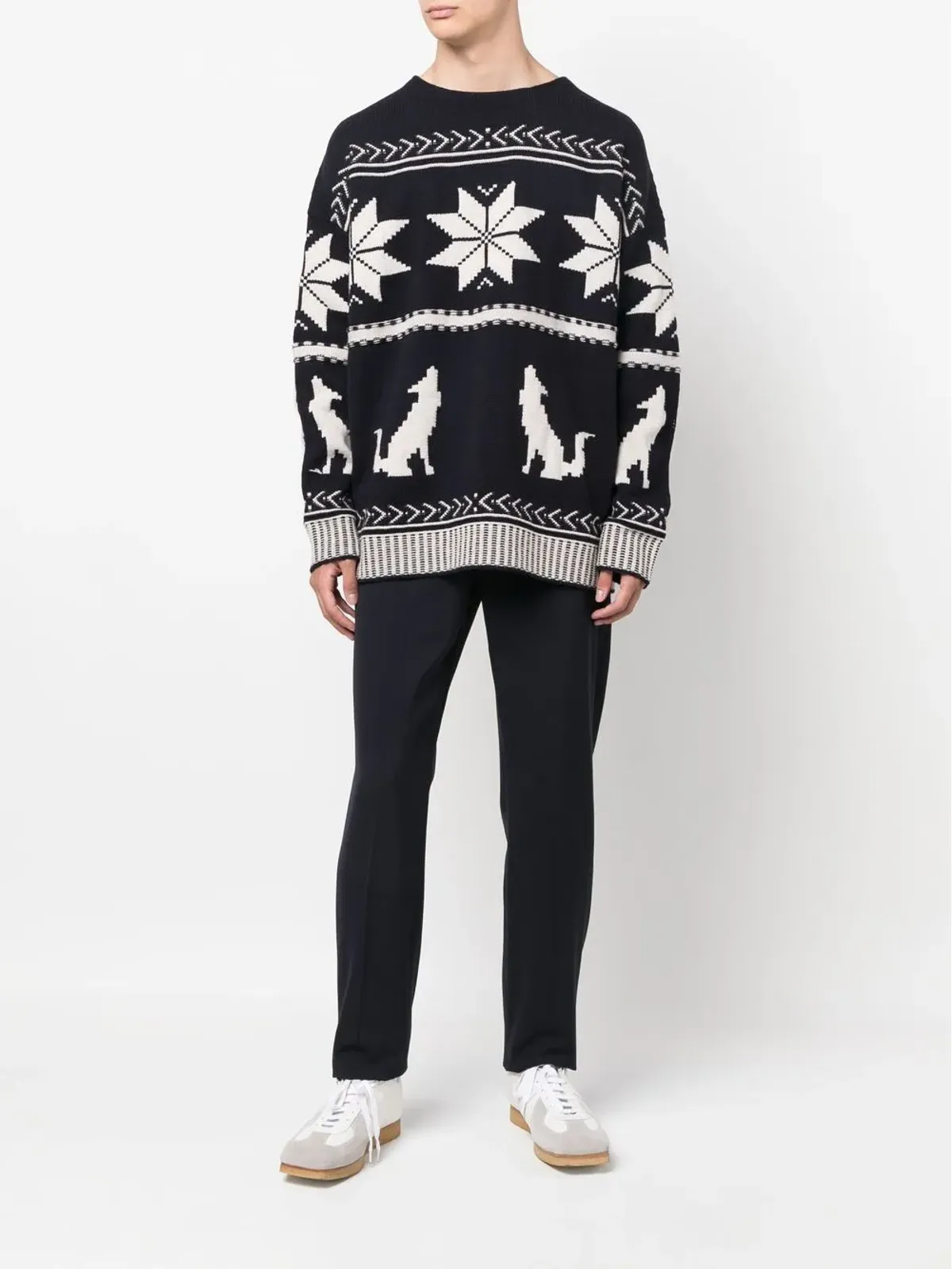 ETRO ジャカード編みニットセーター - 画像2