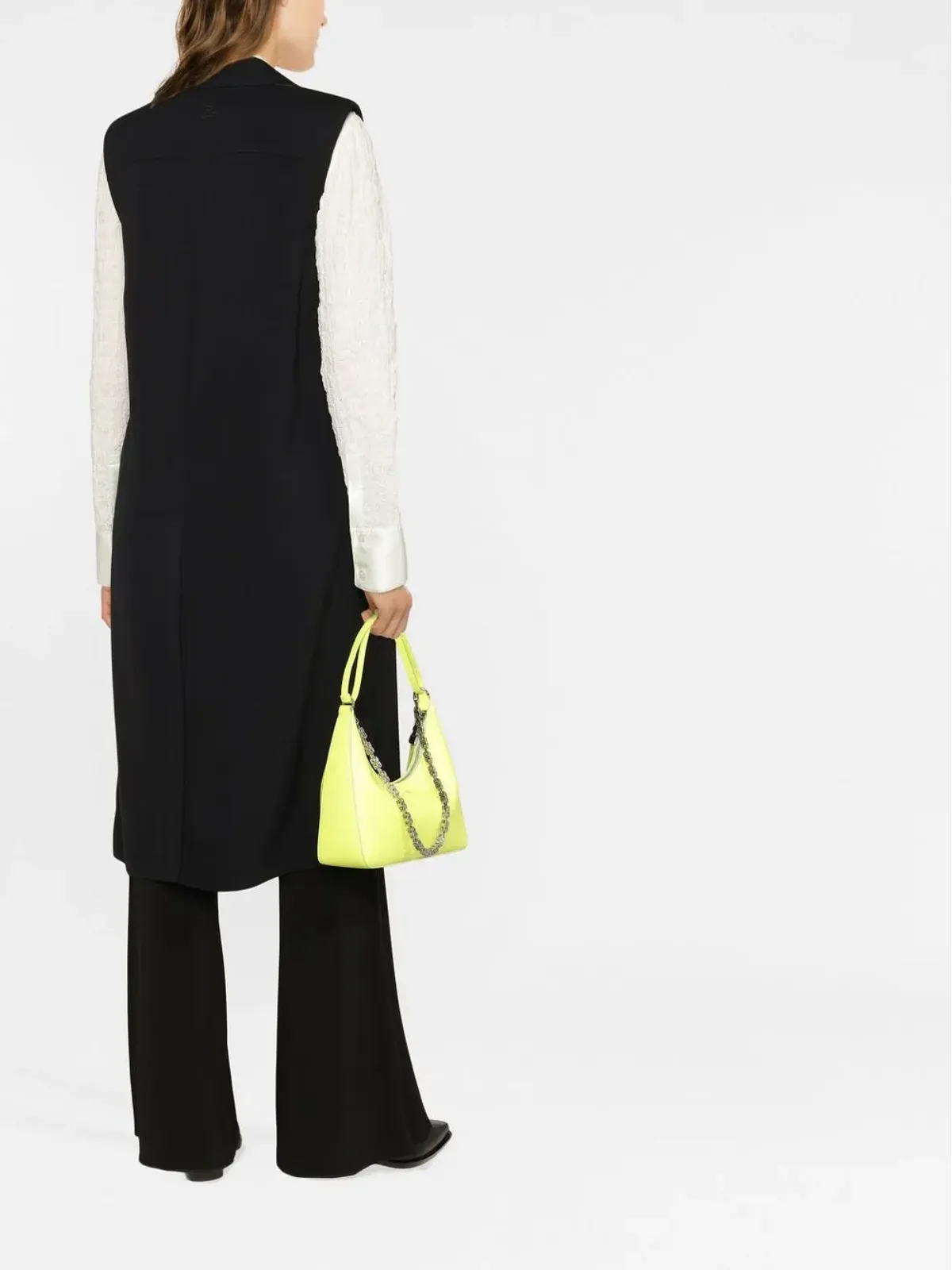 Karl Lagerfeld ピークドラペル ダブルブレスト ベスト - 画像4