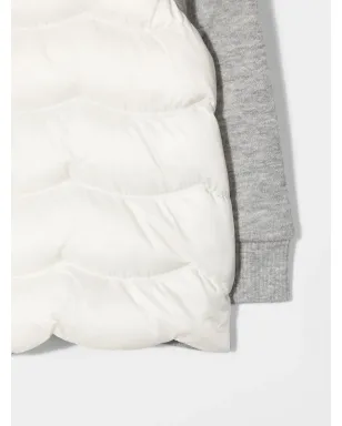 Moncler Enfant ロゴパッチ キルテッド フード付きジャケット - サムネイル3