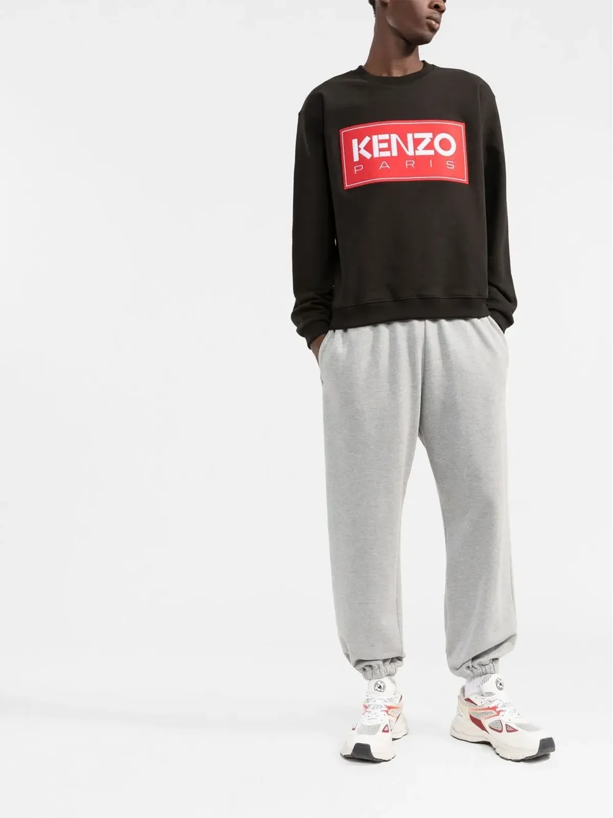 Kenzo ロゴパッチ クルーネック スウェットシャツ - 画像2