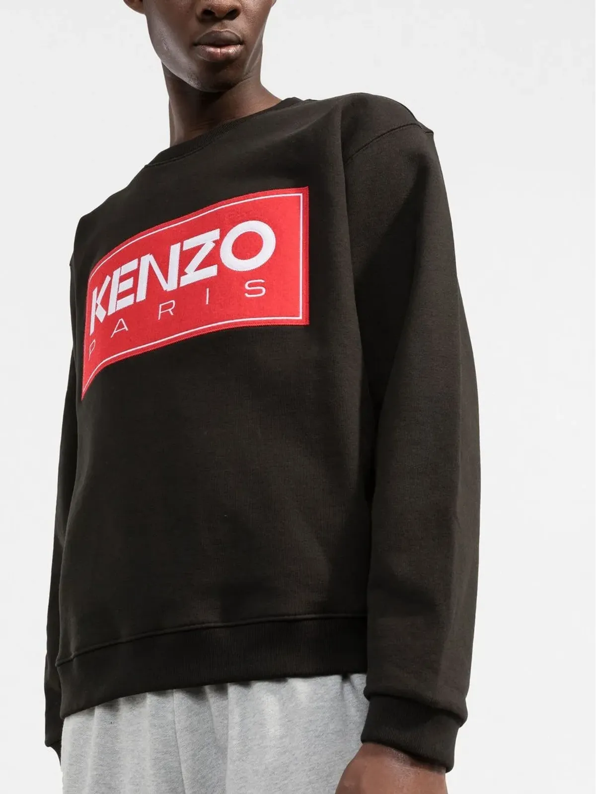 Kenzo ロゴパッチ クルーネック スウェットシャツ - 画像3