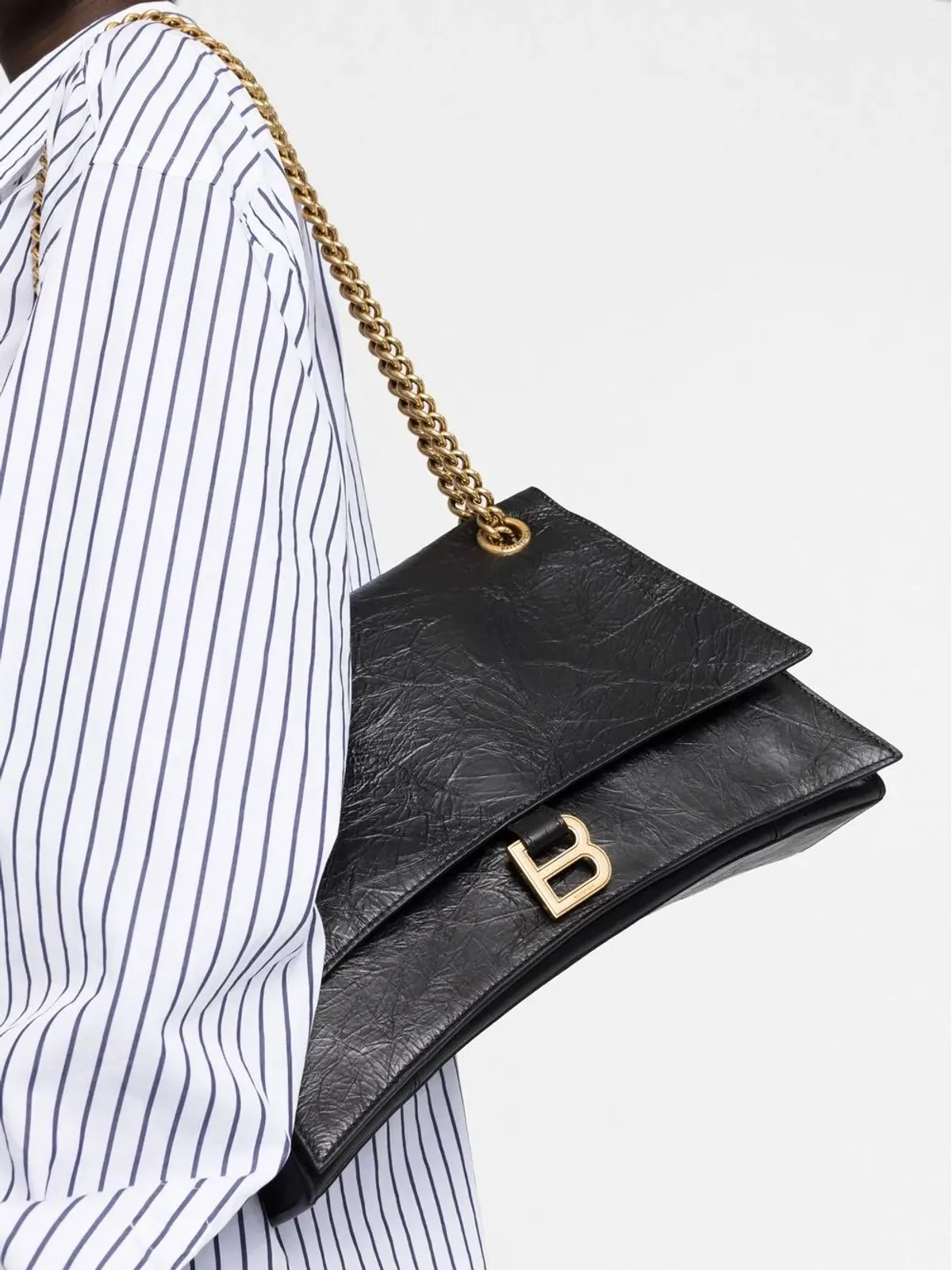 Balenciaga クラッシュチェーンストラップショルダーバッグ - 画像3
