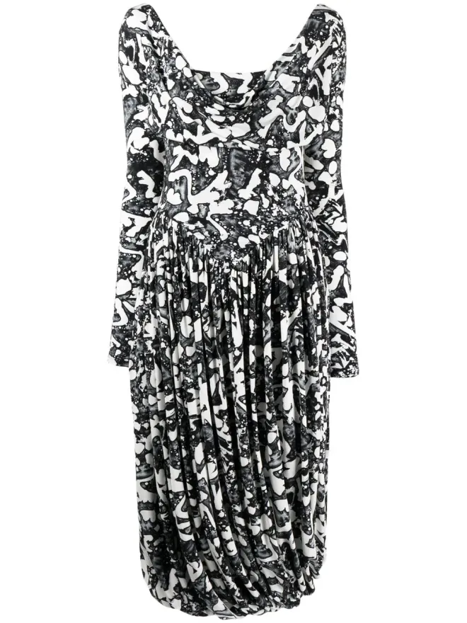 Stella McCartney Stella McCartney グラフィックプリント ジャージードレスの商品画像