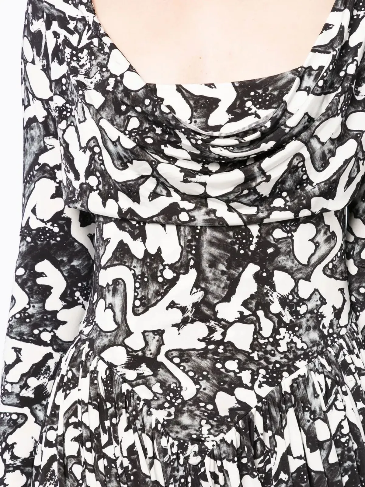 Stella McCartney グラフィックプリント ジャージードレス - 画像5