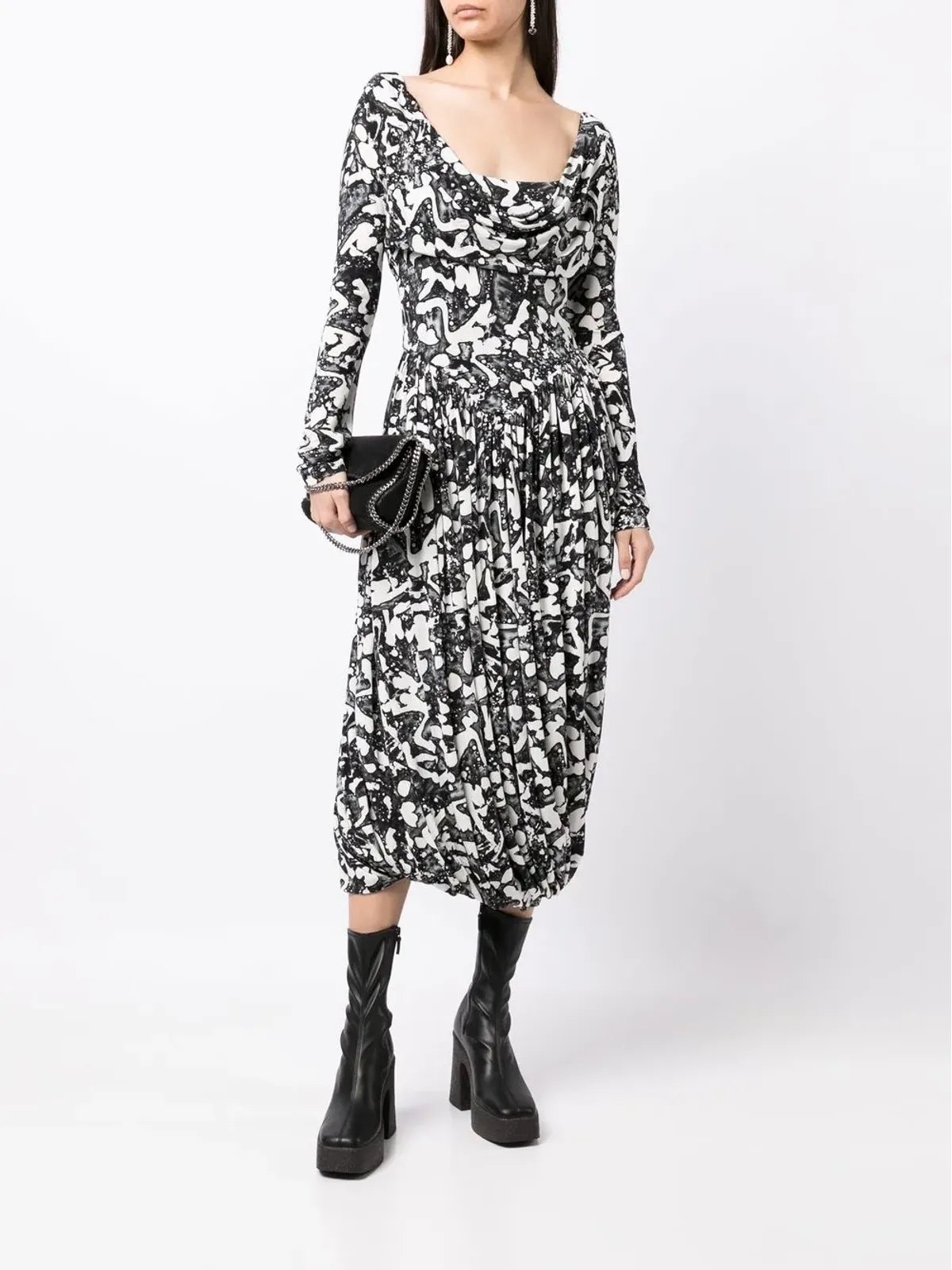 Stella McCartney グラフィックプリント ジャージードレス - 画像2