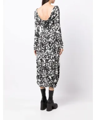 Stella McCartney グラフィックプリント ジャージードレス - サムネイル4