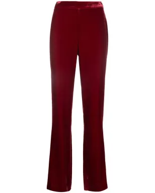 Boutique Moschino ベルベット ハイウエストパンツ - サムネイル1