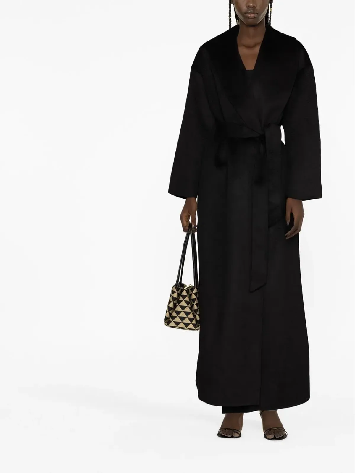 TOVE Jore belted-waist coat - Black - 画像2