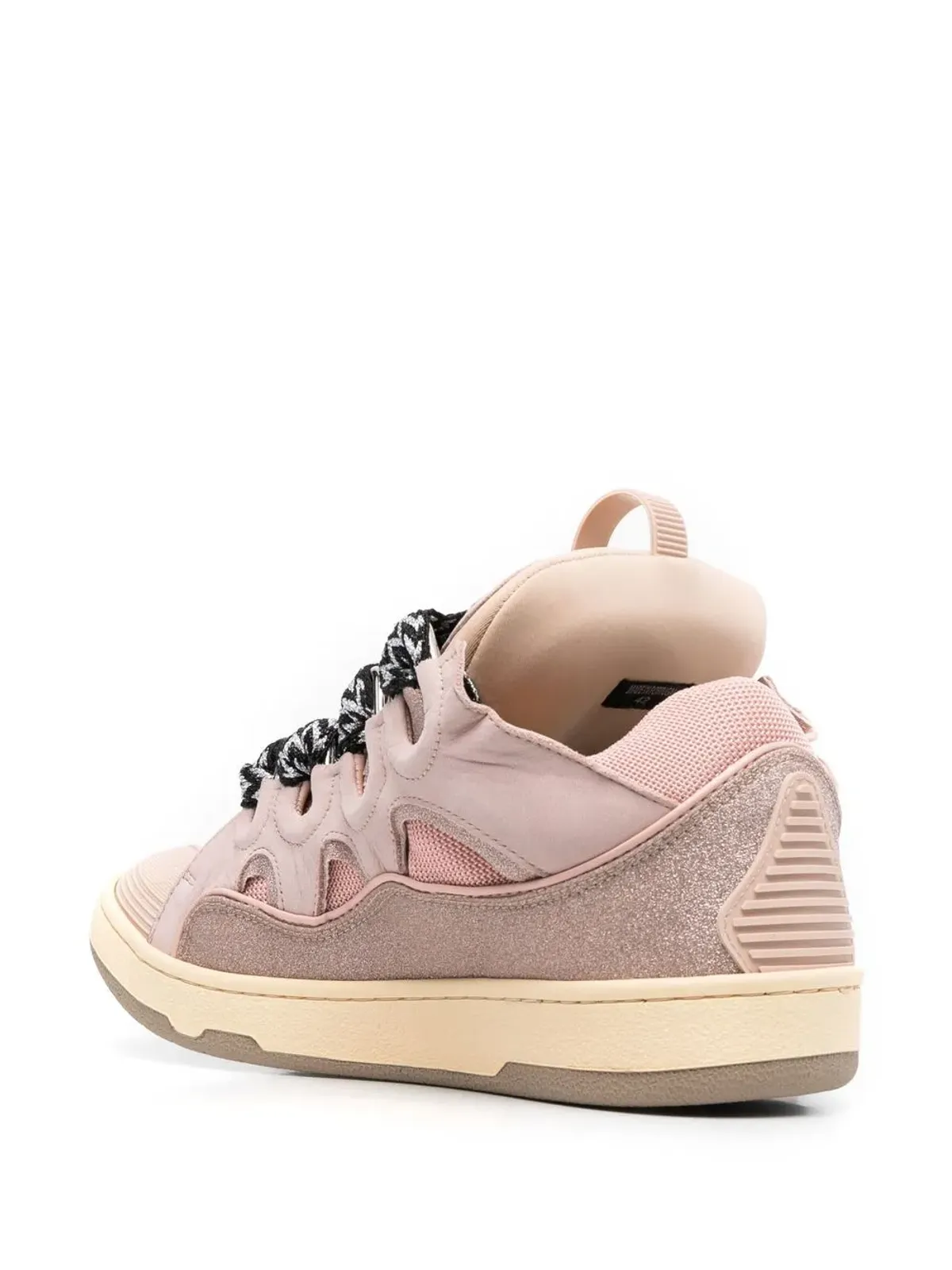 Lanvin レースアップ ロー・トップスニーカー ピンク - 画像3