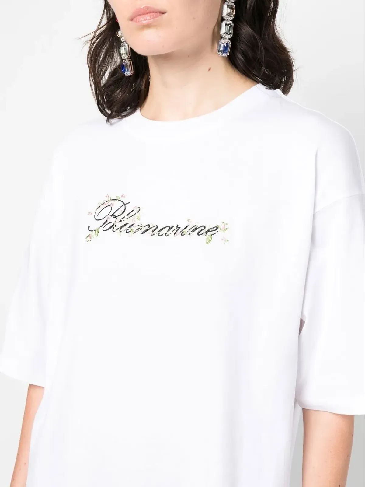 Blumarine 刺繍ロゴ入りTシャツ - 画像5