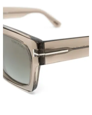 TOM FORD Eyewear 透明なスクエアフレームサングラス - グレー - サムネイル3