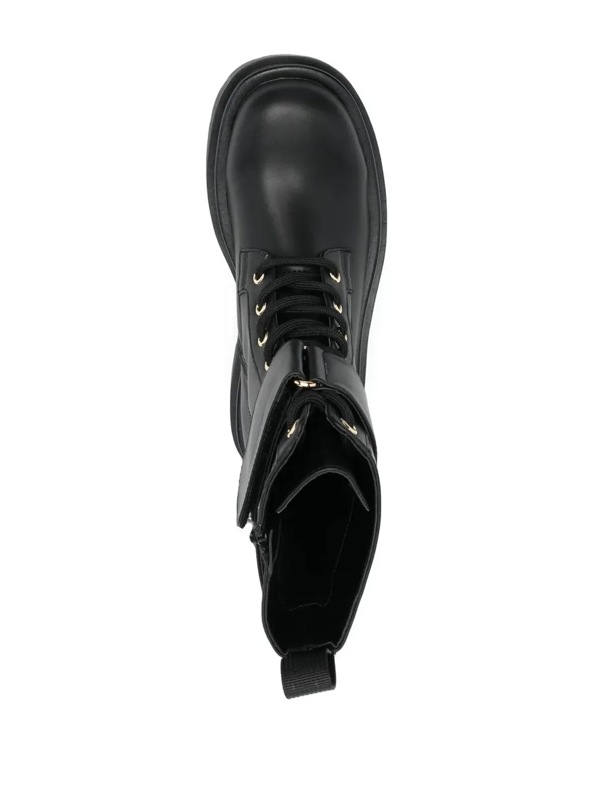 Versace Jeans Couture ロゴ入りコンバットブーツ - 画像4