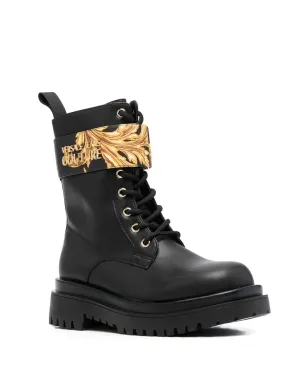 Versace Jeans Couture バロックプリント アンクルブーツ - サムネイル2