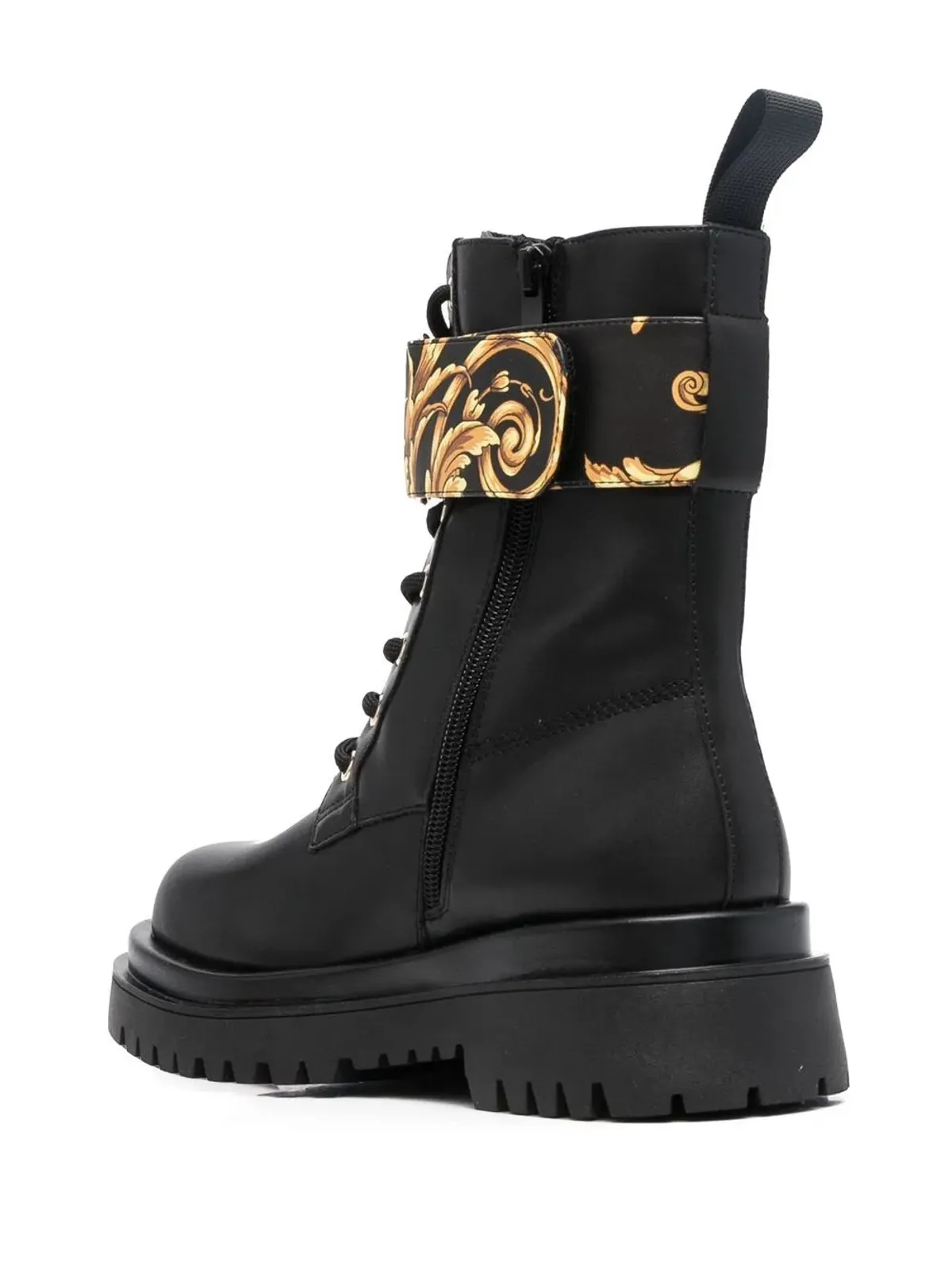 Versace Jeans Couture バロックプリント アンクルブーツ - 画像3