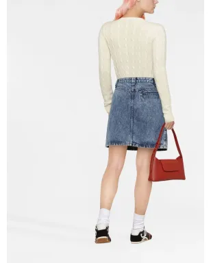 A.P.C. マニュ デニムミニスカート ブルー - サムネイル3
