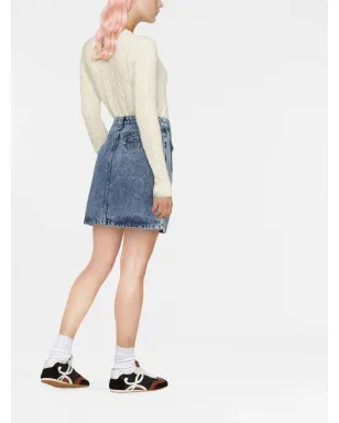 A.P.C. マニュ デニムミニスカート ブルー - サムネイル4