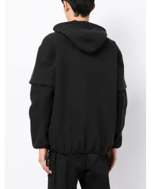 Anrealage ロゴパッチ ジップアップフーディ - サムネイル4
