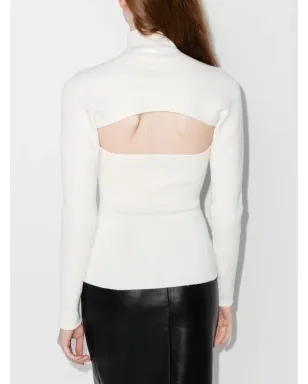 TOM FORD カットアウト バージンウール混紡 ジャンパー - サムネイル3