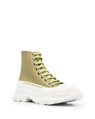 Alexander McQueen Tread Slick レースアップスニーカー（グリーン） - サムネイル2