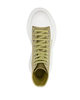 Alexander McQueen Tread Slick レースアップスニーカー（グリーン） - サムネイル4