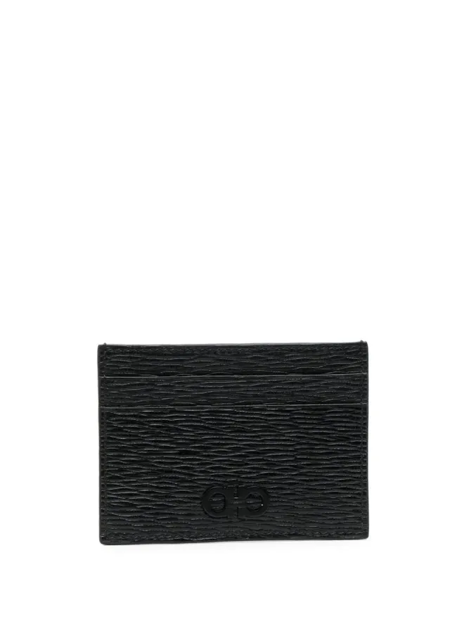 FERRAGAMO Ferragamo ロゴエンボス レザー カードホルダーの商品画像