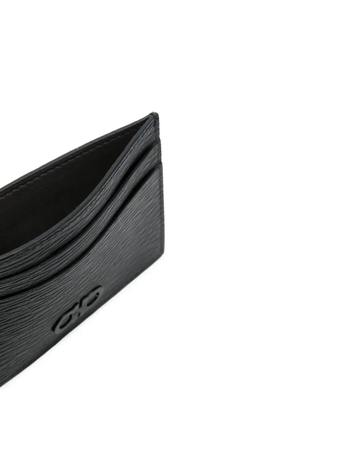 Ferragamo ロゴエンボス レザー カードホルダー - 画像3