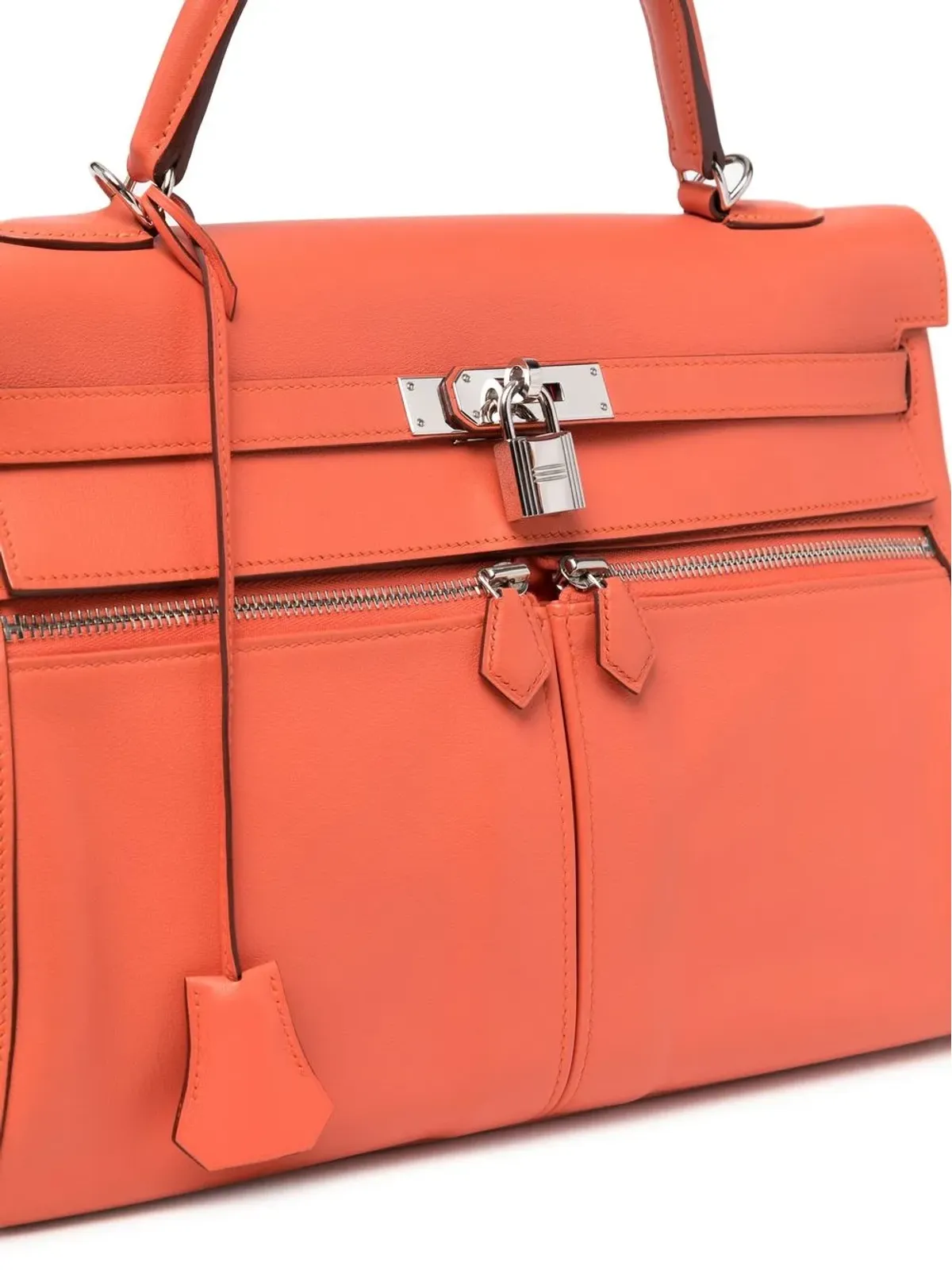 Hermès ビンテージ Kelly Lakis 35 2ウェイ バッグ - 画像4