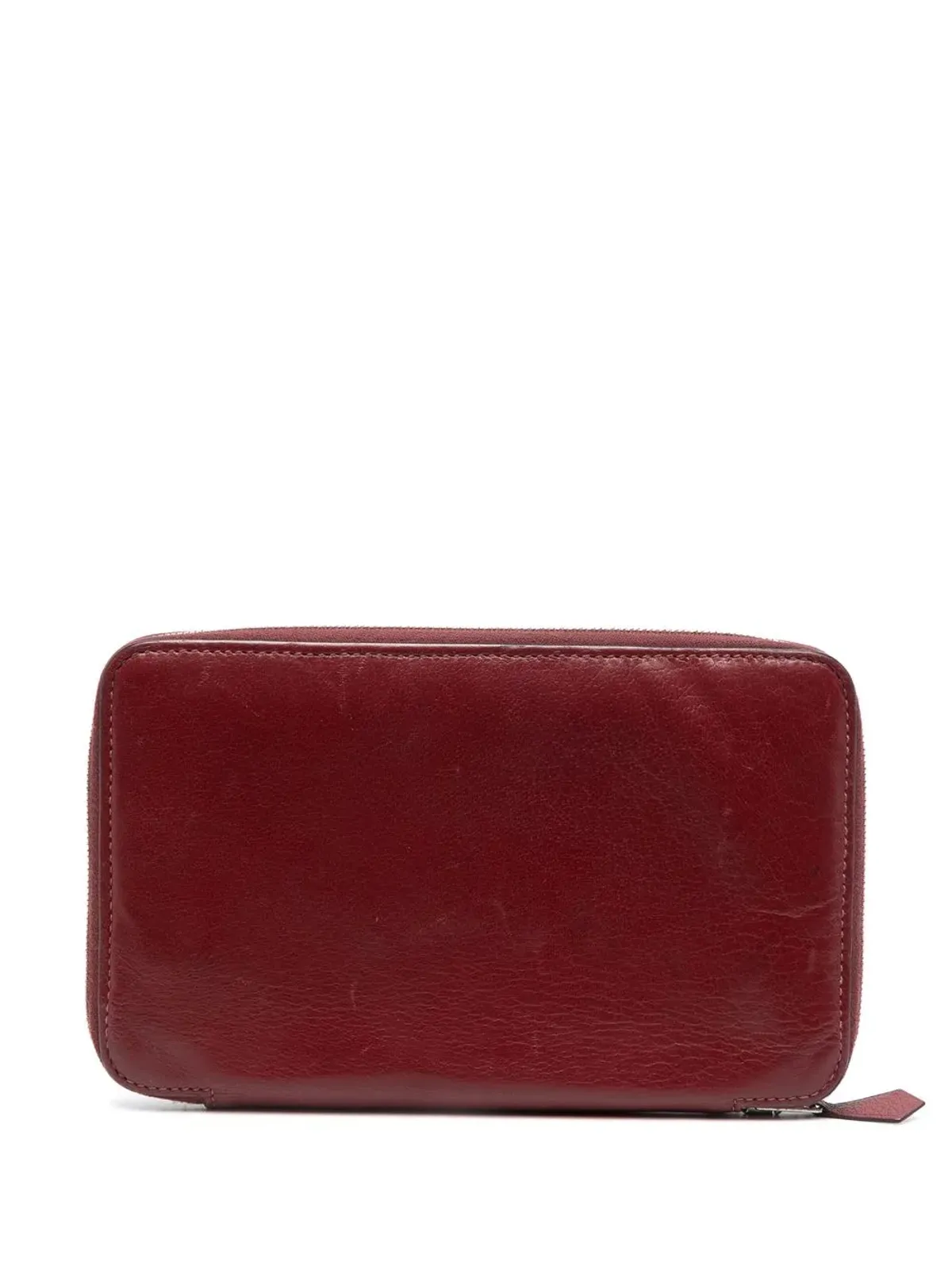 Hermès Vintage Azapジップウォレット レッド - 画像2