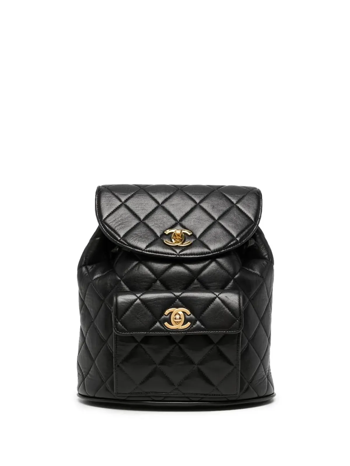 CHANEL Pre-Owned 1994-1996 medium Duma backpack - Black - 画像1