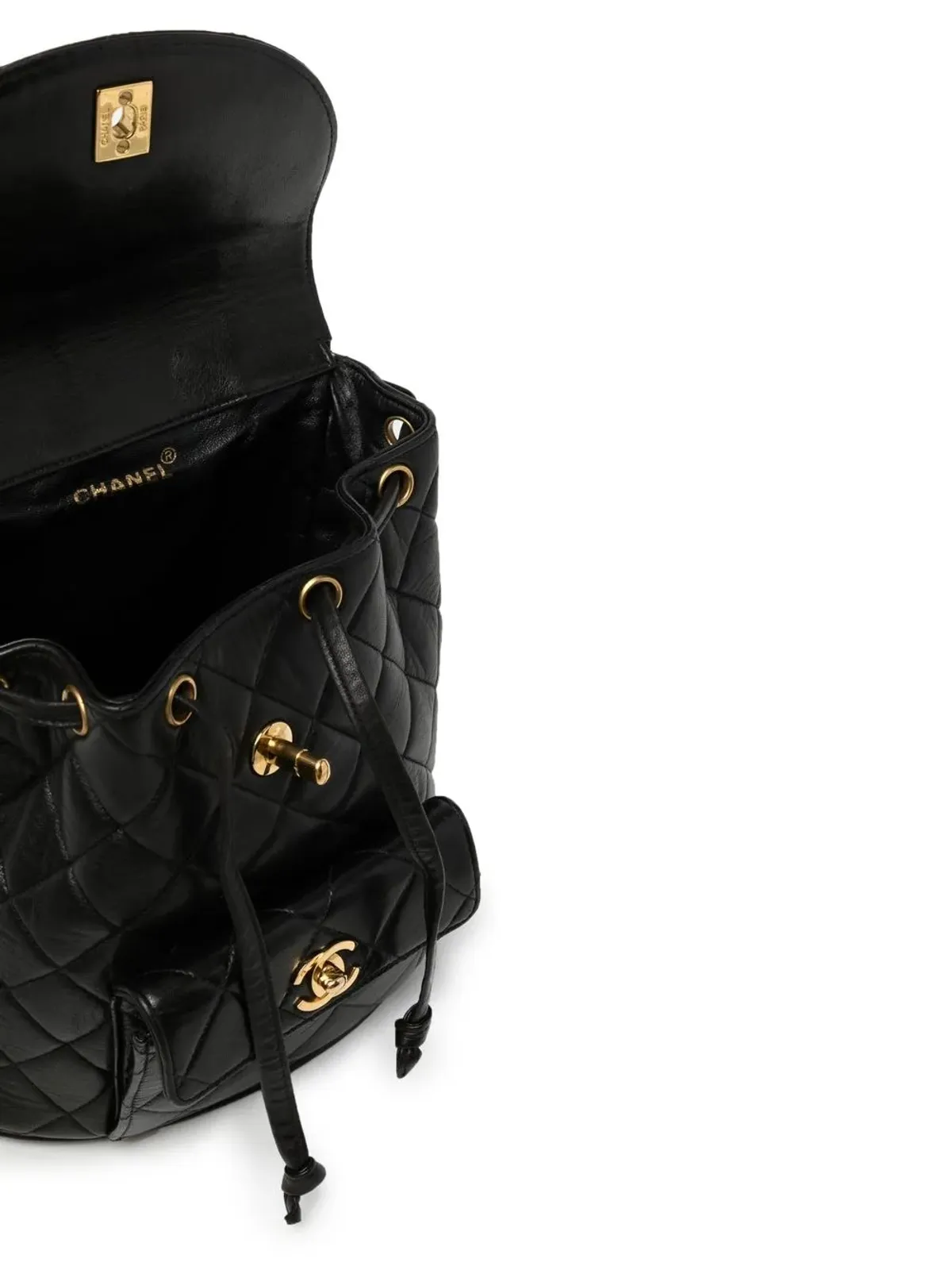 CHANEL Pre-Owned 1994-1996 medium Duma backpack - Black - 画像5
