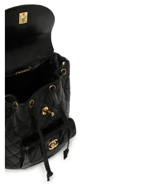CHANEL Pre-Owned 1994-1996 medium Duma backpack - Black - サムネイル5