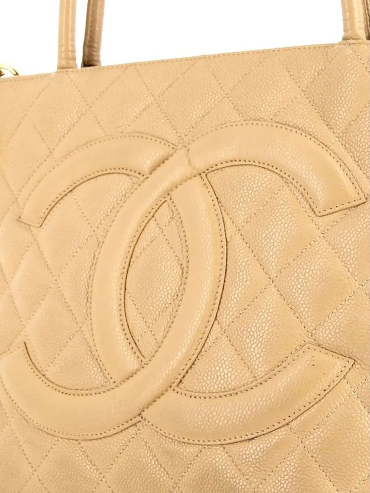 CHANEL Pre-Owned メダリオン キルテッド ハンドバッグ - 画像4