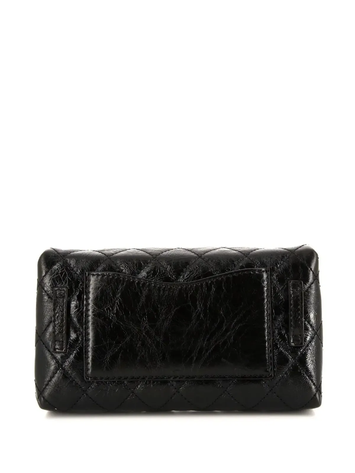 CHANEL ビンテージ 2.55 クラシックフラップ ベルトバッグ ブラック - 画像2
