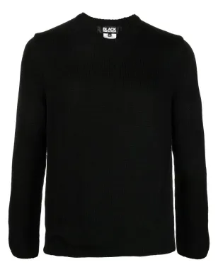 Black Comme Des Garçons クルーネック・リバーシブルジャンパー - サムネイル1