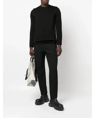 Black Comme Des Garçons クルーネック・リバーシブルジャンパー - サムネイル2