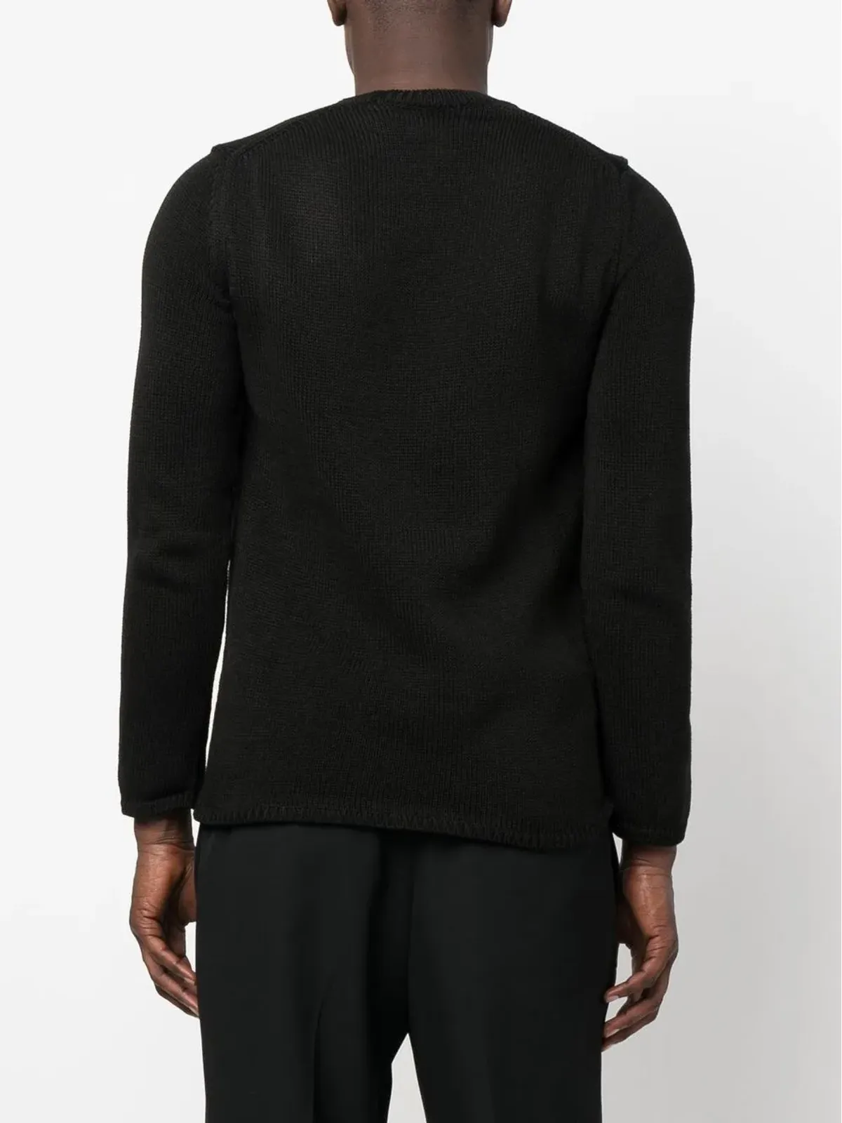 Black Comme Des Garçons クルーネック・リバーシブルジャンパー - 画像4
