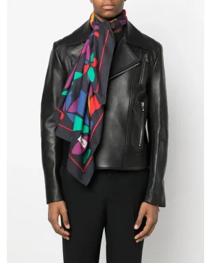 Saint Laurent Pre-Owned 1990年代 ジオメトリックプリント スカーフ - サムネイル2