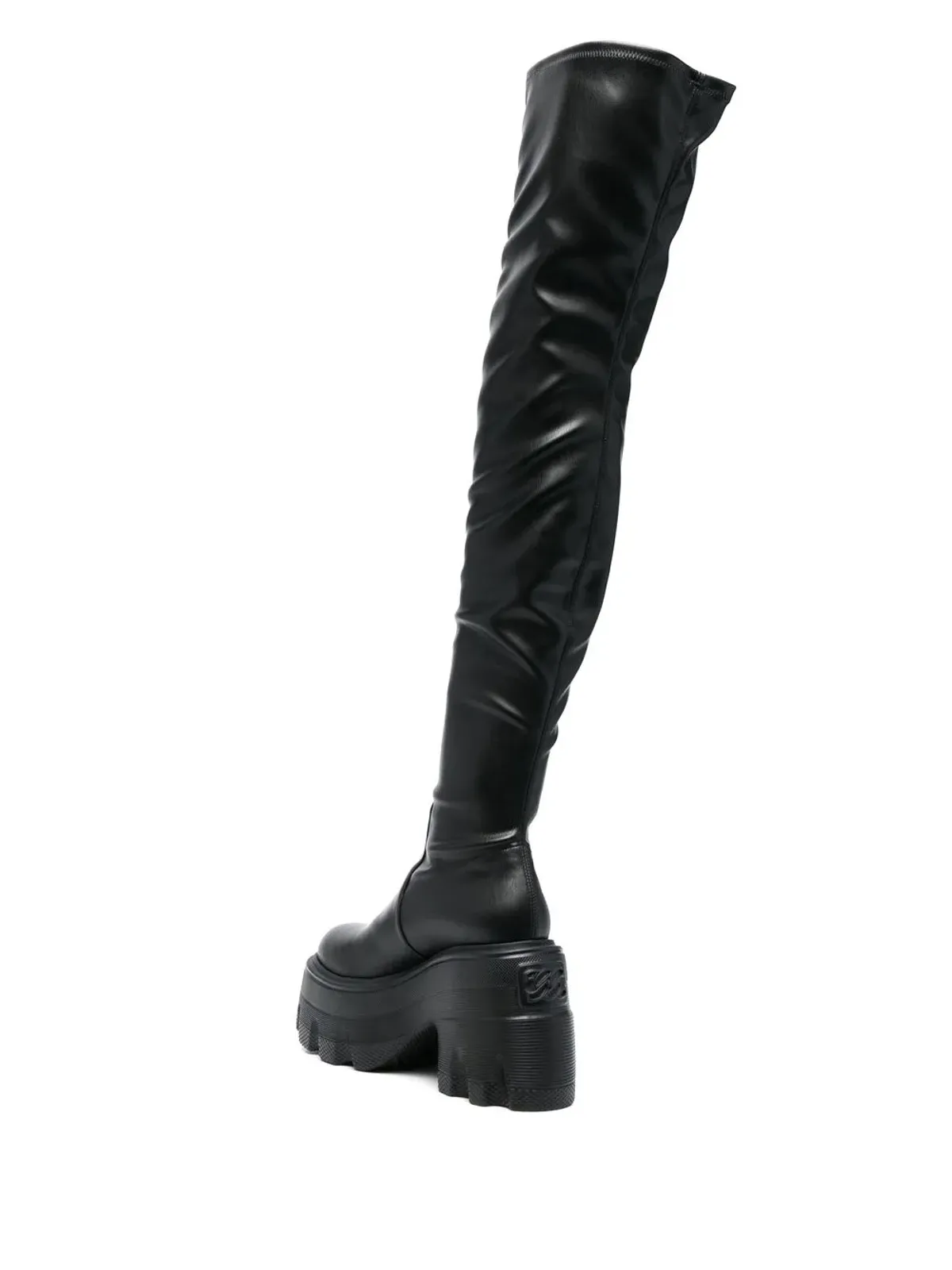 Casadei 太もも丈プラットフォームブーツ - ブラック - 画像3