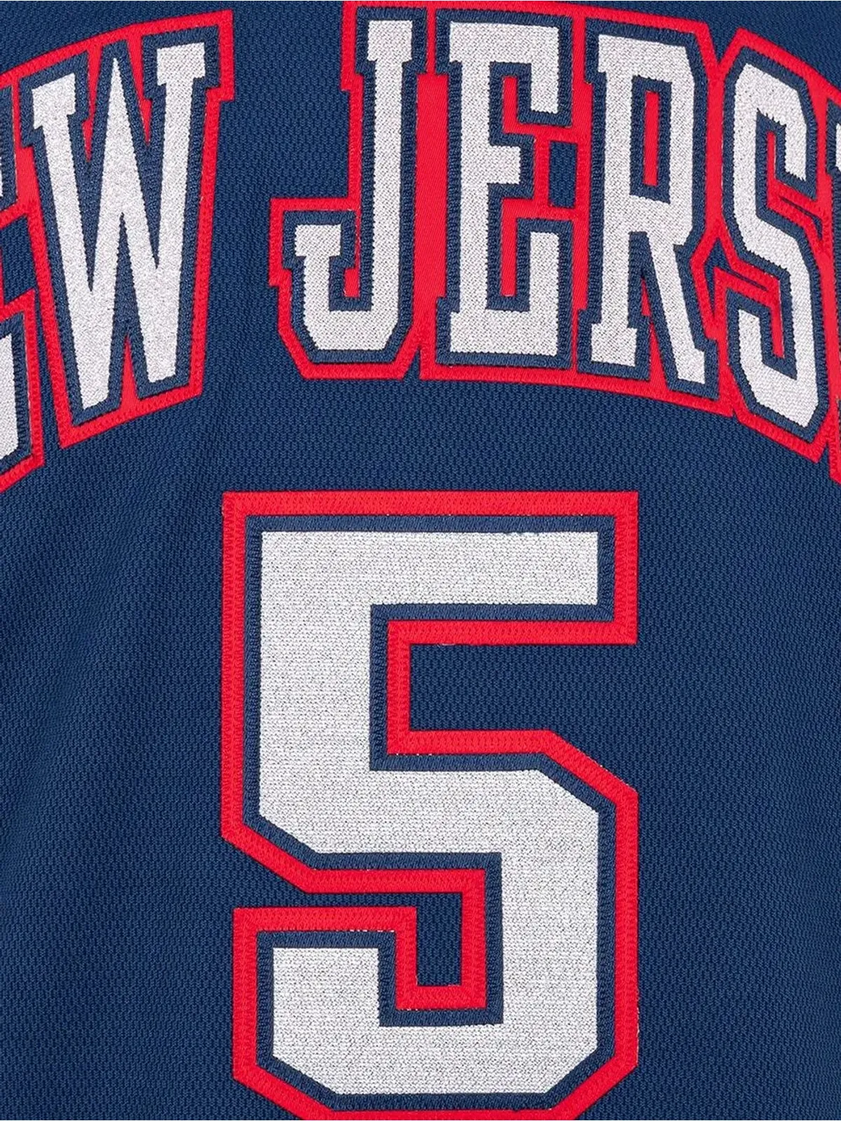 Mitchell & Ness NJネッツ オーセンティック ジャージ ブルー - 画像3