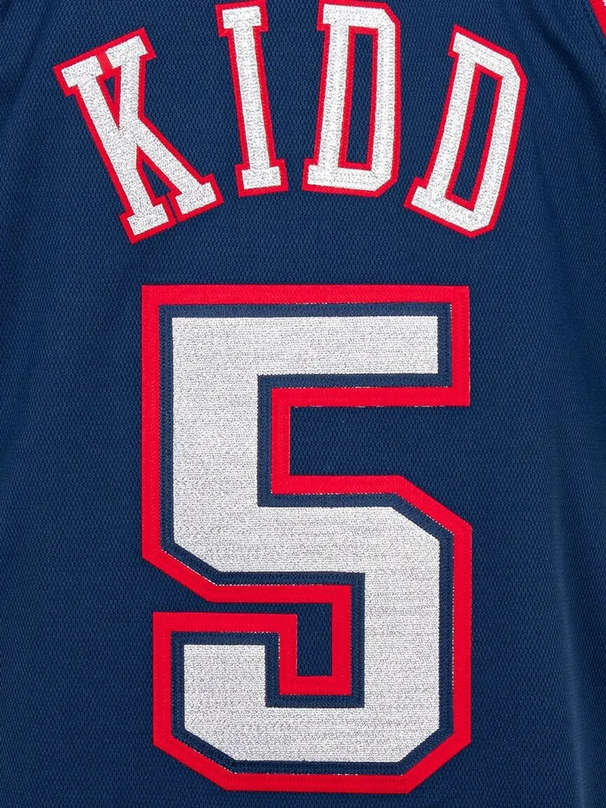 Mitchell & Ness NJネッツ オーセンティック ジャージ ブルー - 画像4