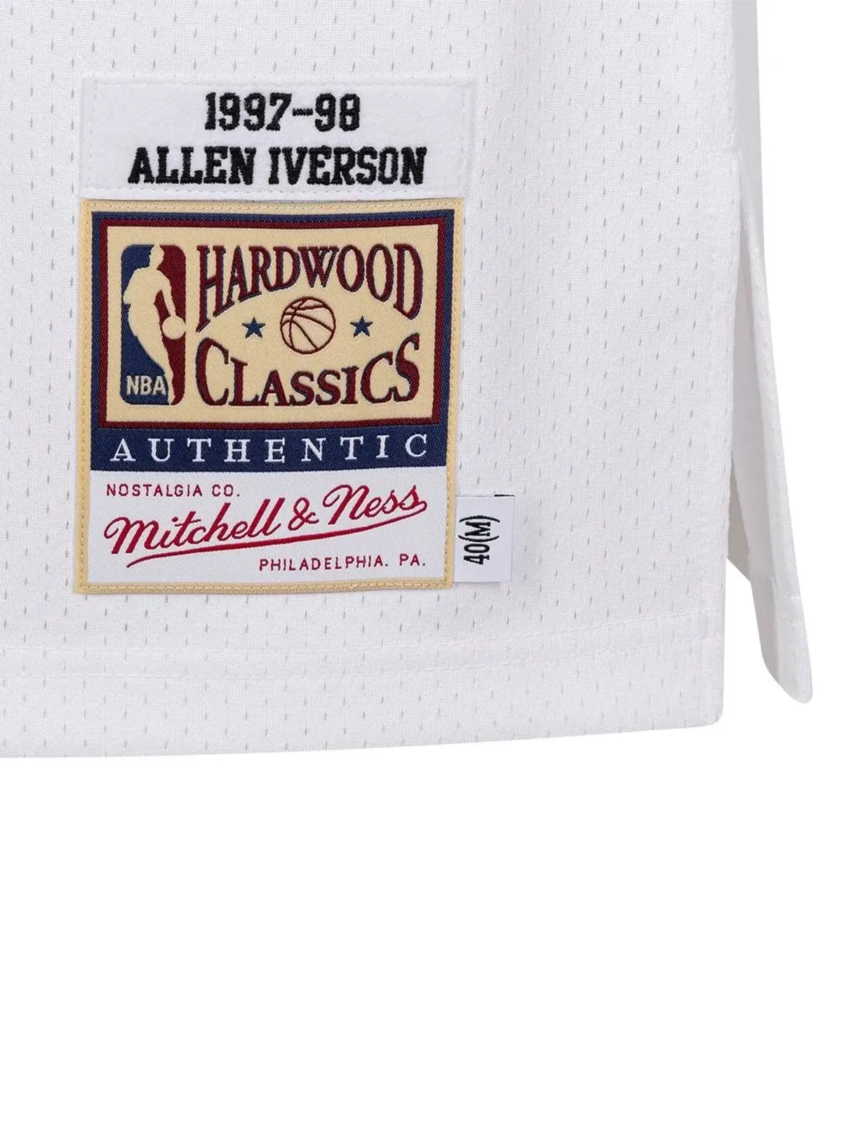 Mitchell & Ness フィラデルフィア・76ers アレン・アイバーソン ホワイト ジャージ - 画像5