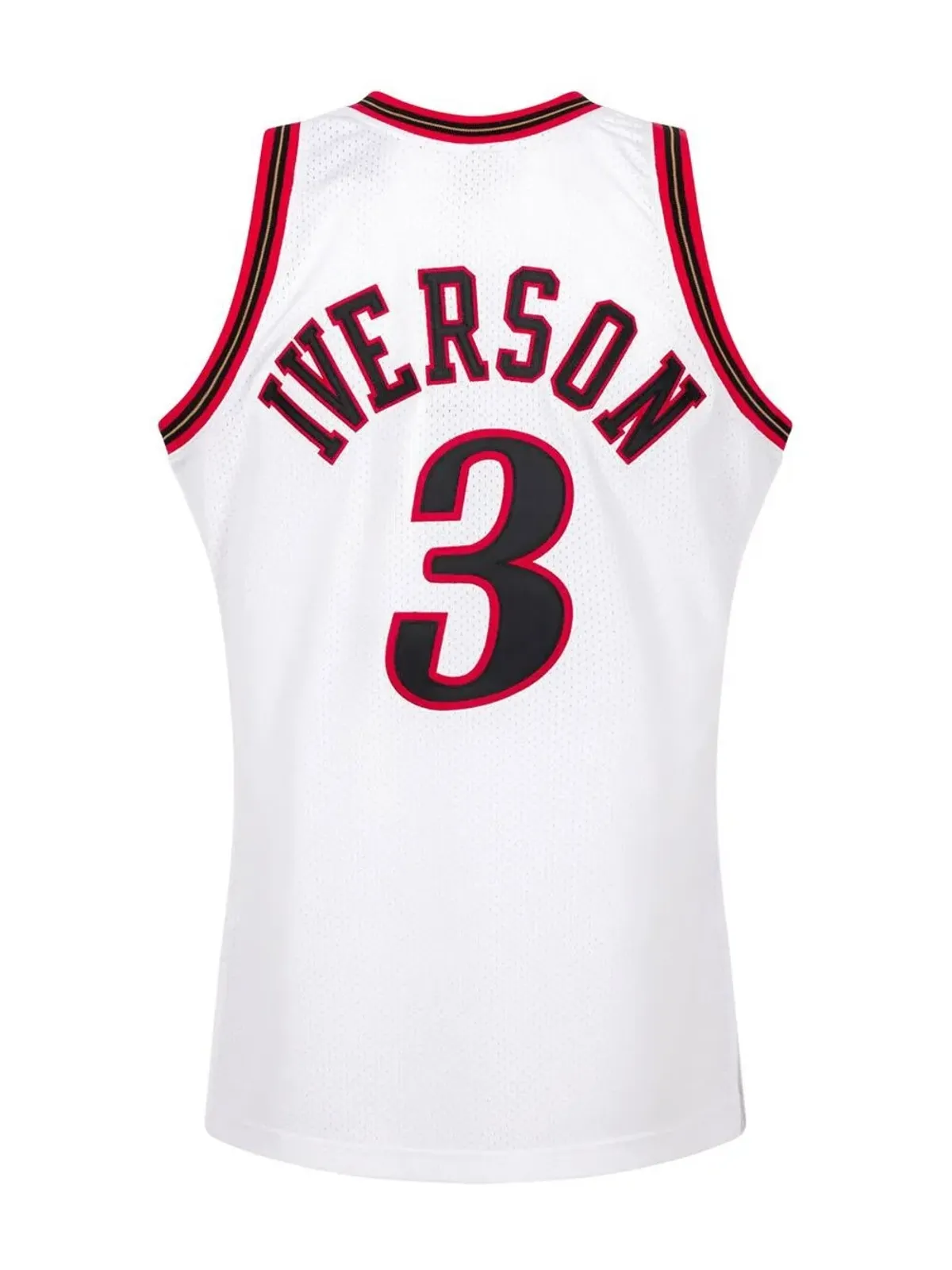 Mitchell & Ness フィラデルフィア・76ers アレン・アイバーソン ホワイト ジャージ - 画像2