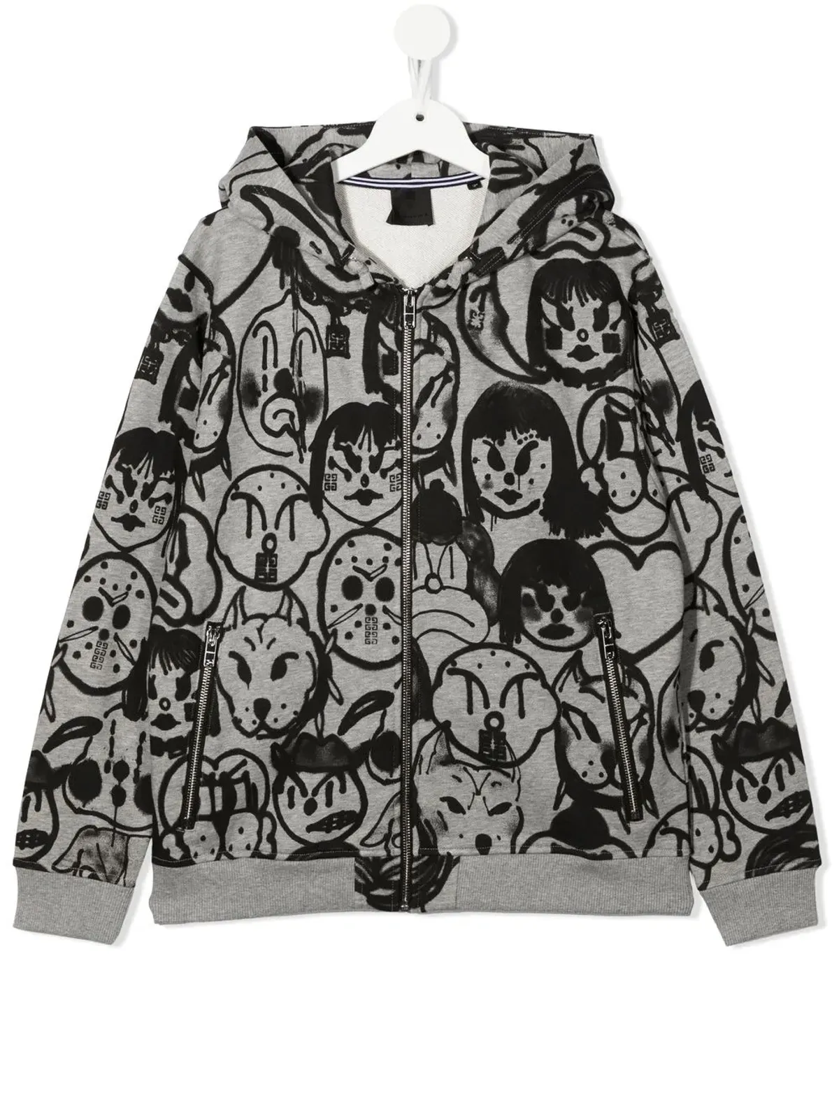 Givenchy Kids グラフィックプリント ジップフーディ - 画像1