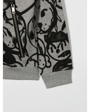 Givenchy Kids グラフィックプリント ジップフーディ - サムネイル3