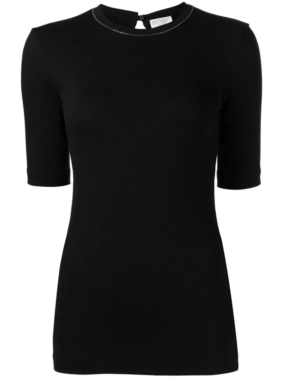 Brunello Cucinelli Monili-detail コットンTシャツ - 画像1
