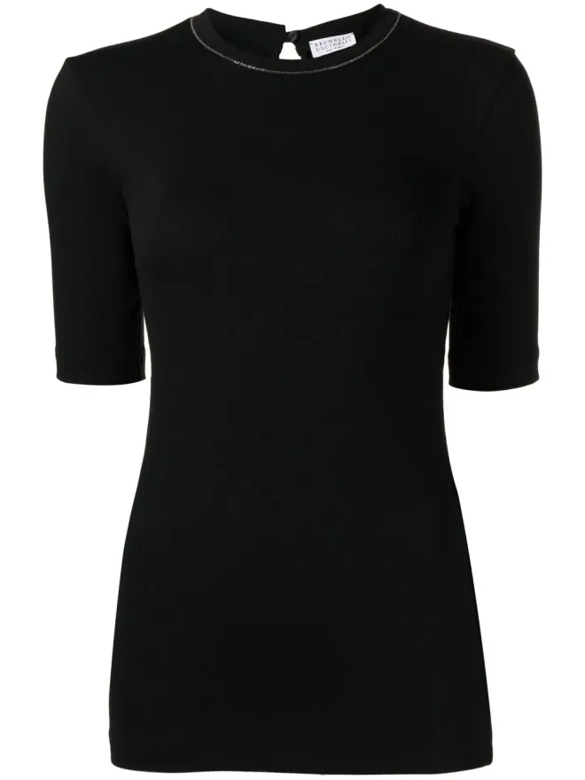 Brunello Cucinelli Brunello Cucinelli Monili-detail コットンTシャツの商品画像