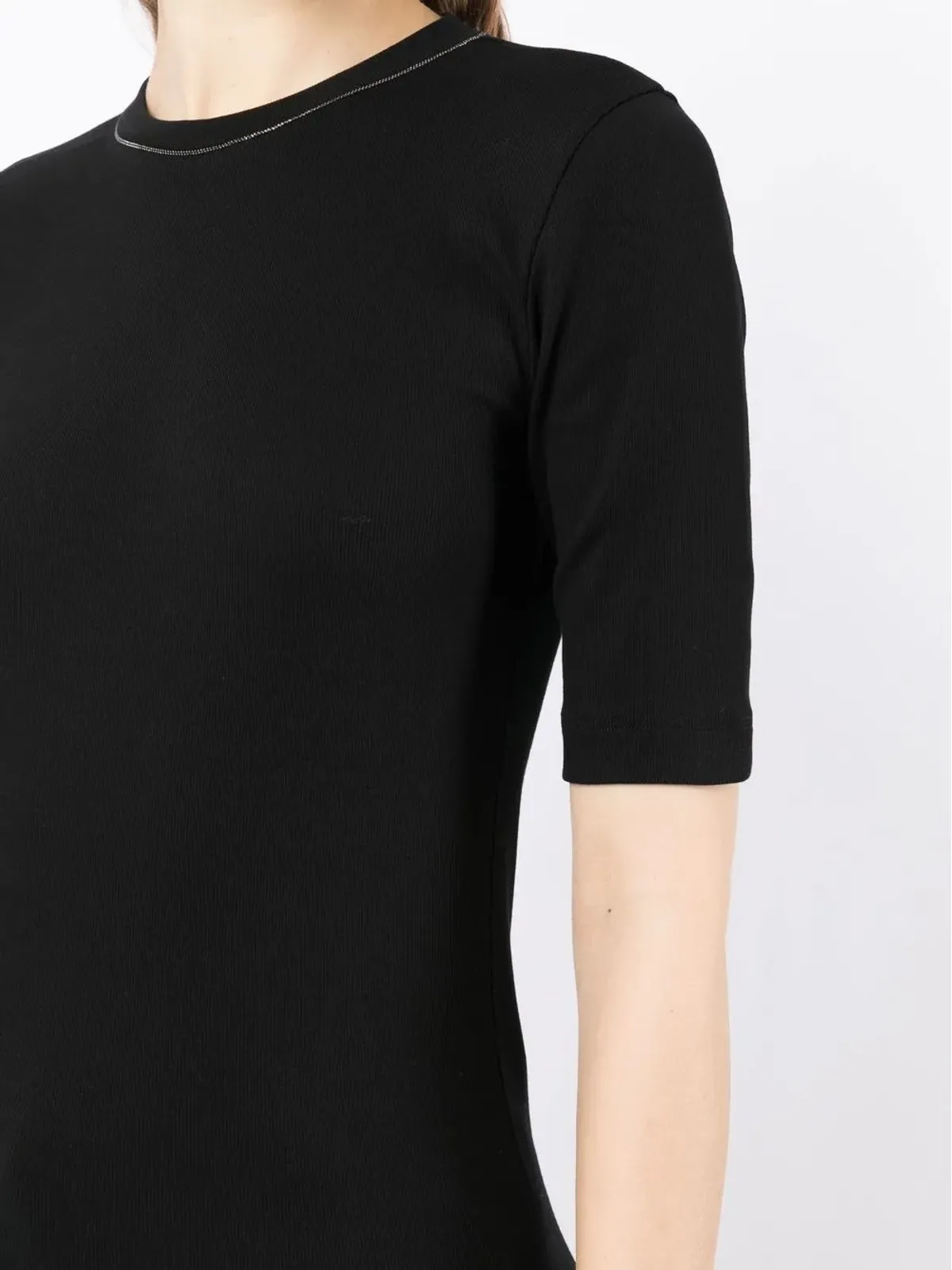 Brunello Cucinelli Monili-detail コットンTシャツ - 画像5