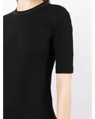Brunello Cucinelli Monili-detail コットンTシャツ - サムネイル5