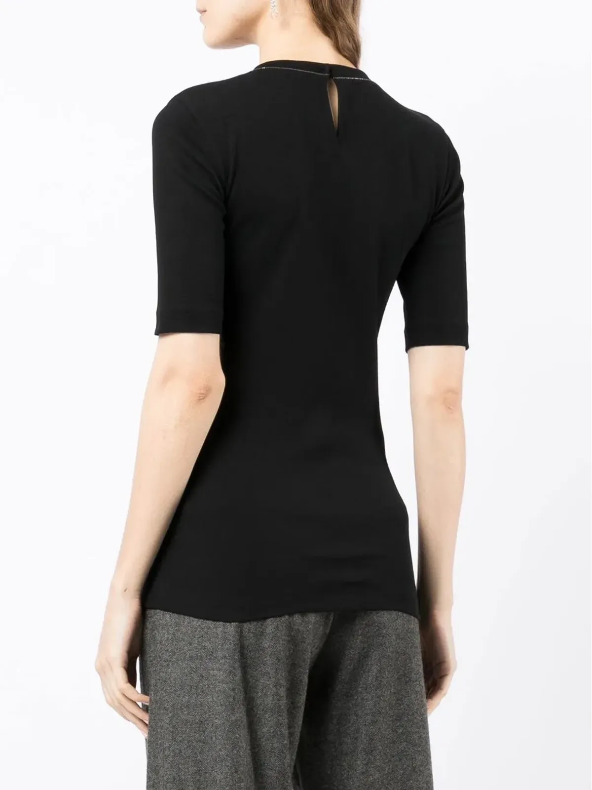 Brunello Cucinelli Monili-detail コットンTシャツ - 画像4